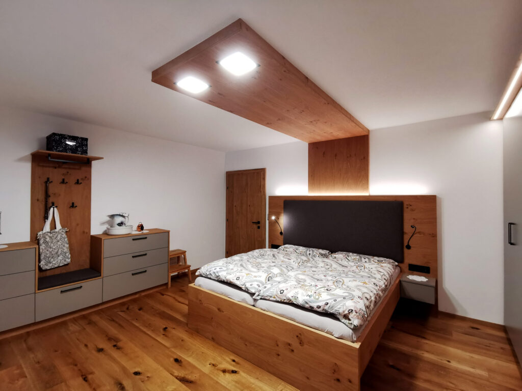 beleuchtung Schlafzimmer | Renovierung | Beleuchtung | Der Moser. Der Tischler.