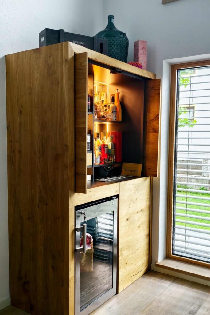 hausbar Einzelmöbel | Hausbar | Pocket-Door-System | Der Moser. Der Tischler. | Kundl | Kufstein | Tirol